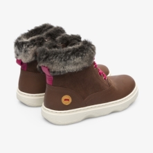 Camper Kiddo Ankle Boots Brown - Kids Singapore CURCOQ-058